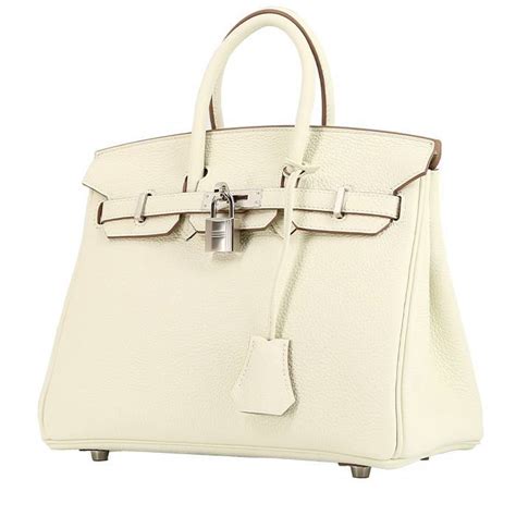 hermes birkin bianca pelle togo|hermes birkin 25 with strap.